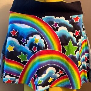 🌈 Rainbow Convertible and Patchwork Denim Skirt – Wear 3 Ways 🌈